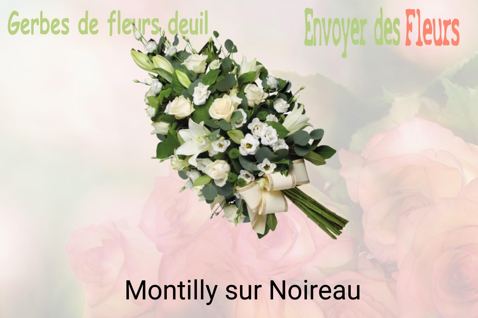 Gerbe de fleurs de deuil livrée à Montilly-sur-Noireau